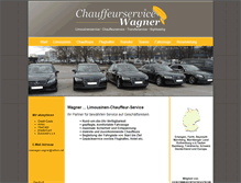 Tablet Screenshot of chauffeurservice-wagner.de